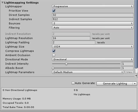 Unity - Manual: Lightmapping: Getting started