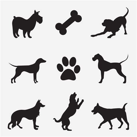 DOG VECTOR SILHOUETTE - Download Free Vector Art, Stock Graphics & Images