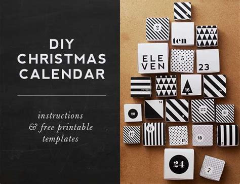 HEY LOOK: FREE PRINTABLE: DIY CHRISTMAS CALENDAR