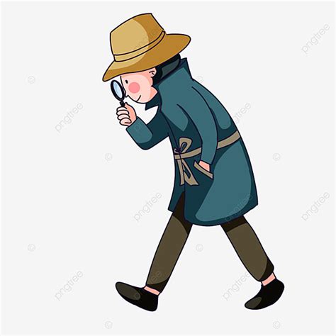 Clue Clipart Transparent PNG Hd, Detective Looking For Clues Clipart, Detective Clipart, Clue ...