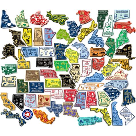 North America Vintage Map Magnet Collection by Classic Magnets