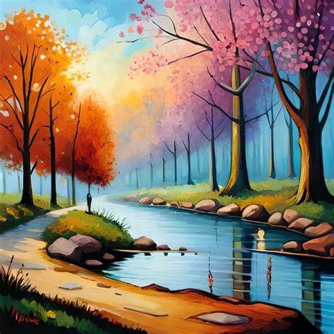 Oil painting of a landscape - kopra art work - Paintings & Prints ...