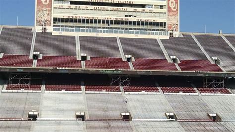 Oklahoma Memorial Stadium Seating - RateYourSeats.com