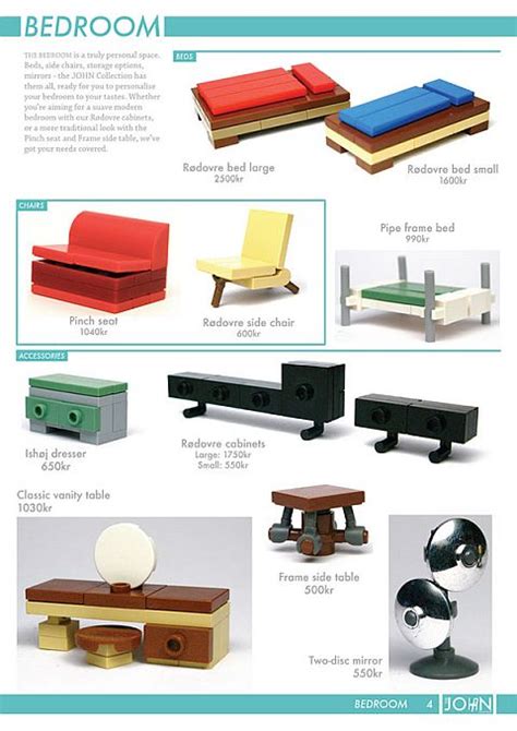 Building LEGO furniture – The JOHN Collection