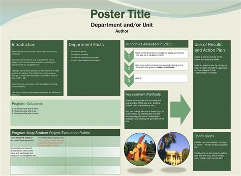 Template C | Powerpoint poster template, Powerpoint poster, Research poster