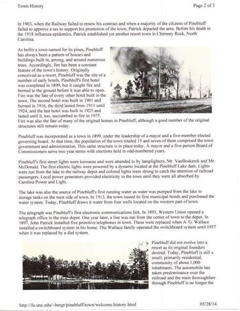 Pinebluff History | Town of Pinebluff