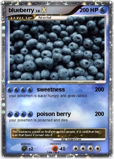 Pokémon blueberry 30 30 - sweetness - My Pokemon Card