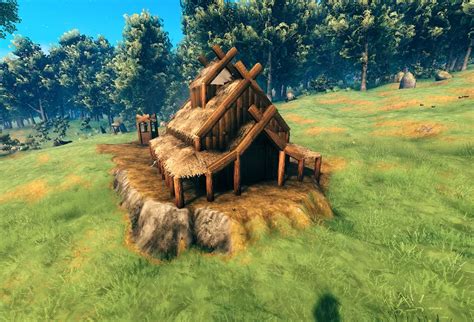 Repaired ingame buildings Valheim Build