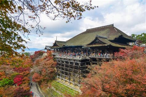 Kiyomizu Temple at Autumn in Kyoto, Japan Stock Image - Image of green ...