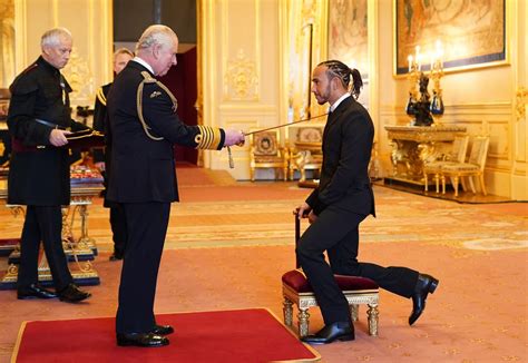 Lewis Hamilton knighted at Windsor Castle after being pipped to F1 ...