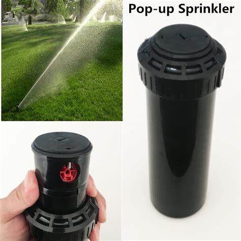 DN20 3/4" Angle/Distance Adjustable Pop up Sprinklers For Garden Supplies Lawn Irrigation ...