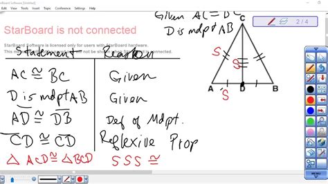 Triangle 2 Column Proof - YouTube