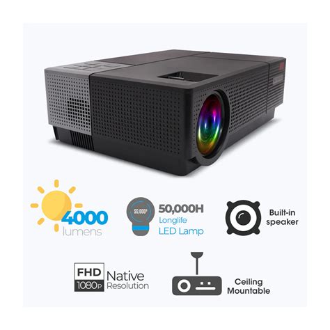 Buy ZEBRONICS PROJECTOR LP4000 FHD From Nikshan Online | No Cost EMI Available