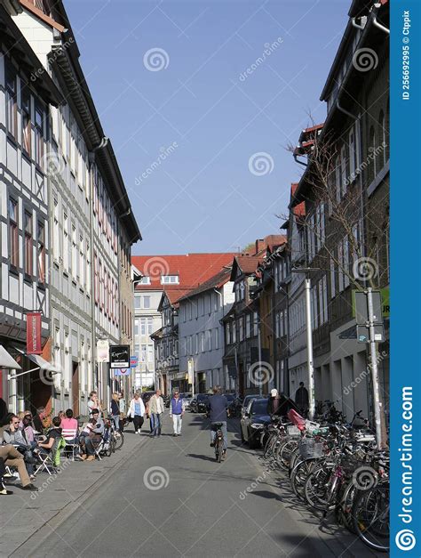 Unidentified People Enjoying Sunny Spring Day at Local Coffee Shop at ...