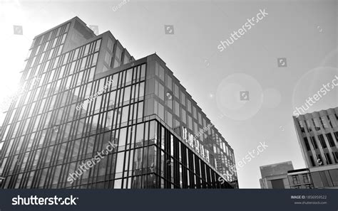 Abstract Modern Architecture High Contrast Black Stock Photo 1856959522 ...