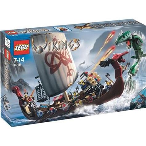 LEGO VIKINGS Ship Challenges the Midgard Serpent (7018) - Walmart.com