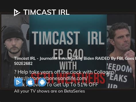 Watch Timcast IRL season 2 episode 2682 streaming online | BetaSeries.com