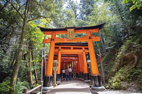 Premium Photo | Kyoto, japan may - 22, 2019: fushimi inari shrine ...