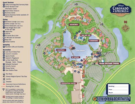 Coronado Springs Resort Map | Magical Journeys