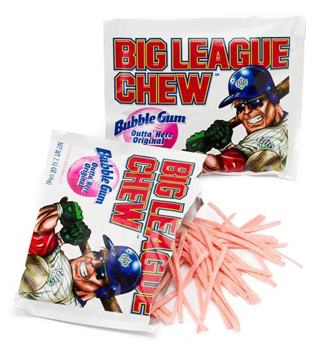 Big League Chew Bubble Gum Packs - Original: 12-Piece Box – Candy Warehouse