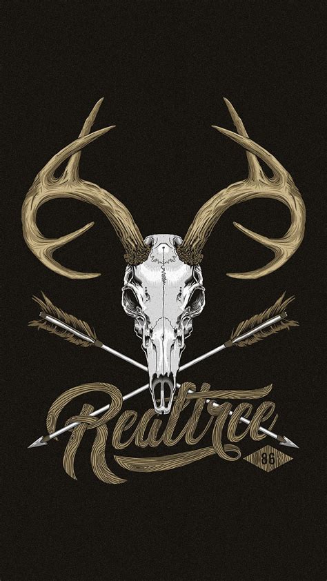 1920x1080px, 1080P free download | Realtree, bad, deer, hunter, skull ...