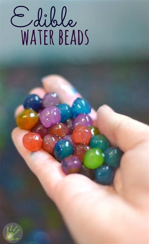 Edible Water Beads | Crafts for kids, Science experiments kids, Kitchen ...