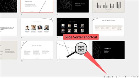 PowerPoint Slide Sorter View - GeekPossible