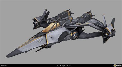 ArtStation - Transverse Fighter Ship