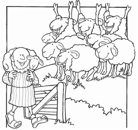 32 Lost Sheep Coloring Page in 2020 | Sunday school coloring pages, The lost sheep, Sunday ...