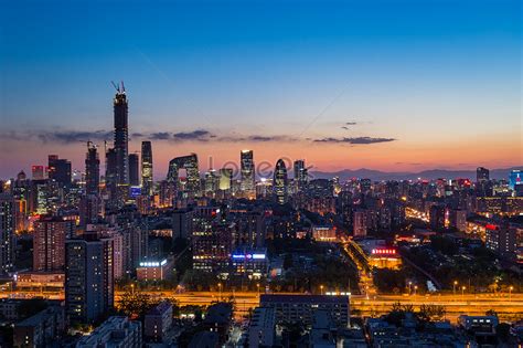 Beijing City Scenery China World Trade Center Cbd Night View Picture And HD Photos | Free ...