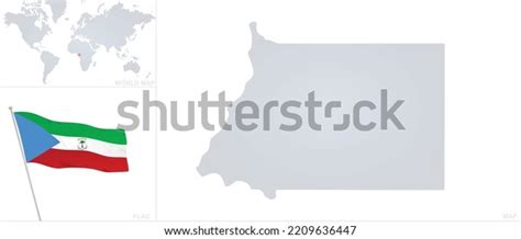 Equatorial Guinea Map Flag Vector Stock Vector (Royalty Free ...