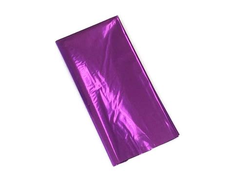 Purple Foil Metallic Gift Wrap Craft Packaging and Party