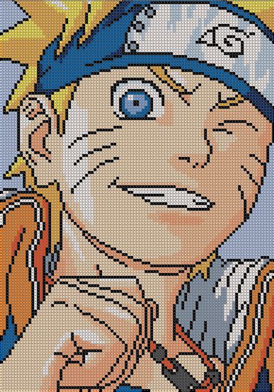 Pixel Art Grid Naruto - Pixel Art Grid Gallery