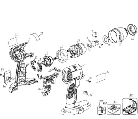 Dewalt Drill Parts Diagram - Wiring Diagram