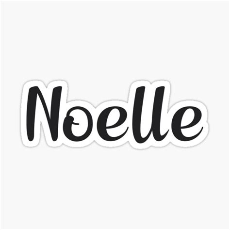 "Noelle" Sticker for Sale by 99Posters | Redbubble