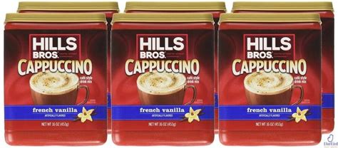 Hills Bros Cappuccino, French Vanilla, 16 Ounce (Pack of 6) #HillsBros trong 2020