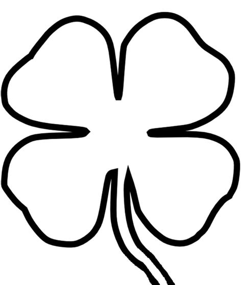 Disegni Da Colorare Quadrifoglio | Shamrock art, Shamrock art projects, St patrick day activities