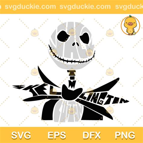 Jack Skellington Face SVG, Jack Skellington SVG