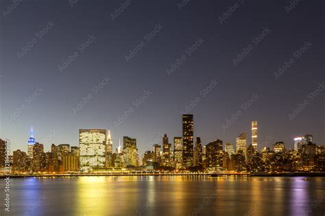 Midtown Manhattan skyline view Stock Photo | Adobe Stock