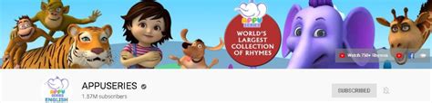 Appu Series on YouTube - Nursery Rhymes, Children Rhymes and more