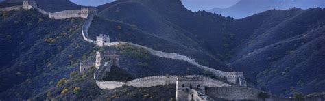 Download wallpaper China, landscape, Great Wall, section landscapes in resolution 2560x800