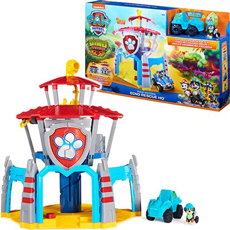 Buy Paw Patrol Headquarters Playset - Toy Universe with Sound Effects Dino Rescue with Dinosaur ...