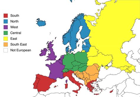 Regions of Europe: Continent Map & Geography