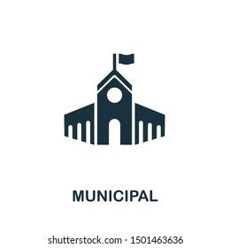 Municipal Icon Vector Illustration Creative Sign Stock Vector (Royalty Free) 1501463636 ...