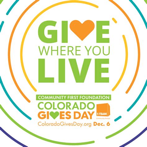 Generosity Generates Happiness; Colorado Gives Day Set For Dec. 6 - Community First Foundation