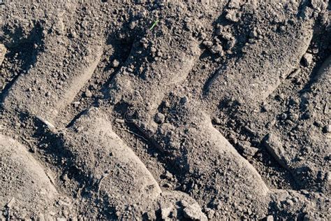 Tractor tracks texture stock image. Image of road, farm - 149466057