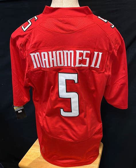 Patrick Mahomes Texas Tech Jersey red – Classic Authentics