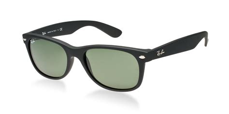 RAY-BAN RB2132 622 MATTE BLACK NEW WAYFARER SUNGLASSES | Lux Eyewear