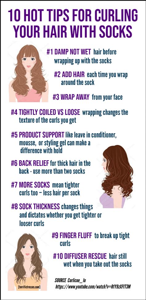 How To Sock Curl Your Hair Overnight