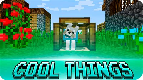 Minecraft - 8 Cool Things to Make in Minecraft / MCPE (Details / Furniture) - YouTube